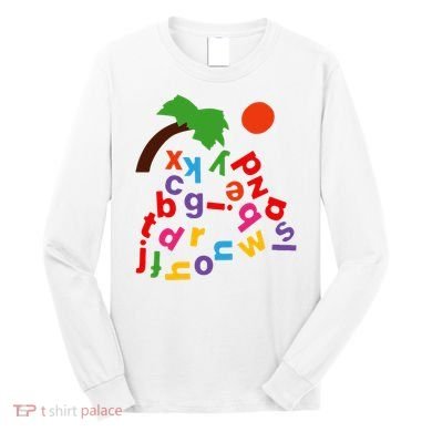 Alphabet Boom Tree Long Sleeve Shirt