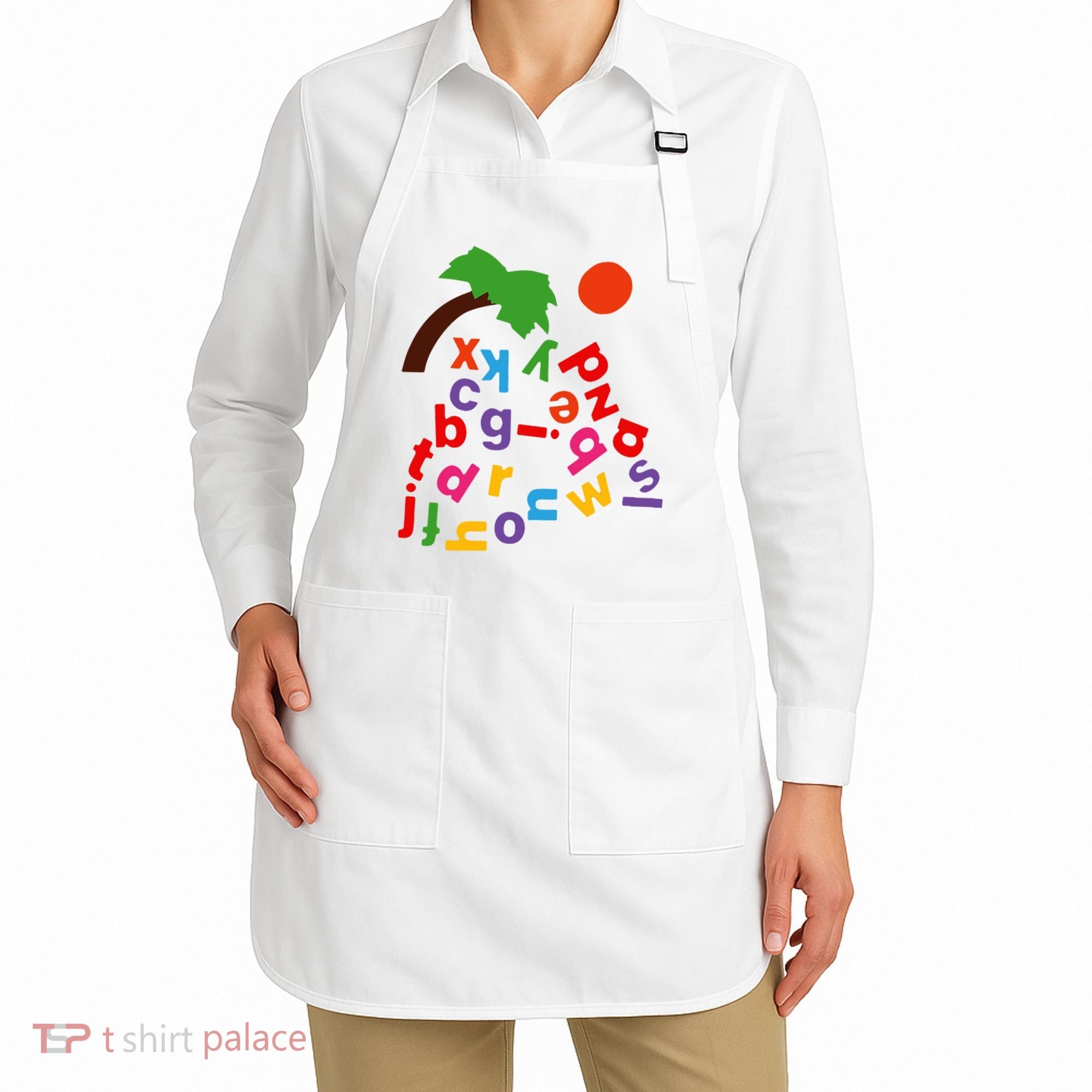 Alphabet Boom Tree Apron