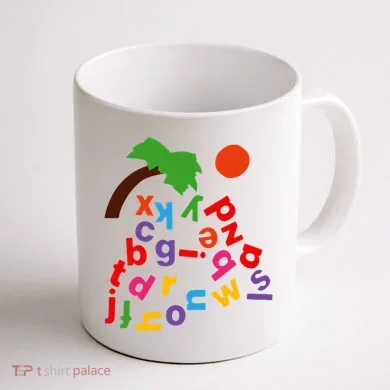 Alphabet Boom Tree Coffee Mug back