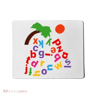 Alphabet Boom Tree Mousepad
