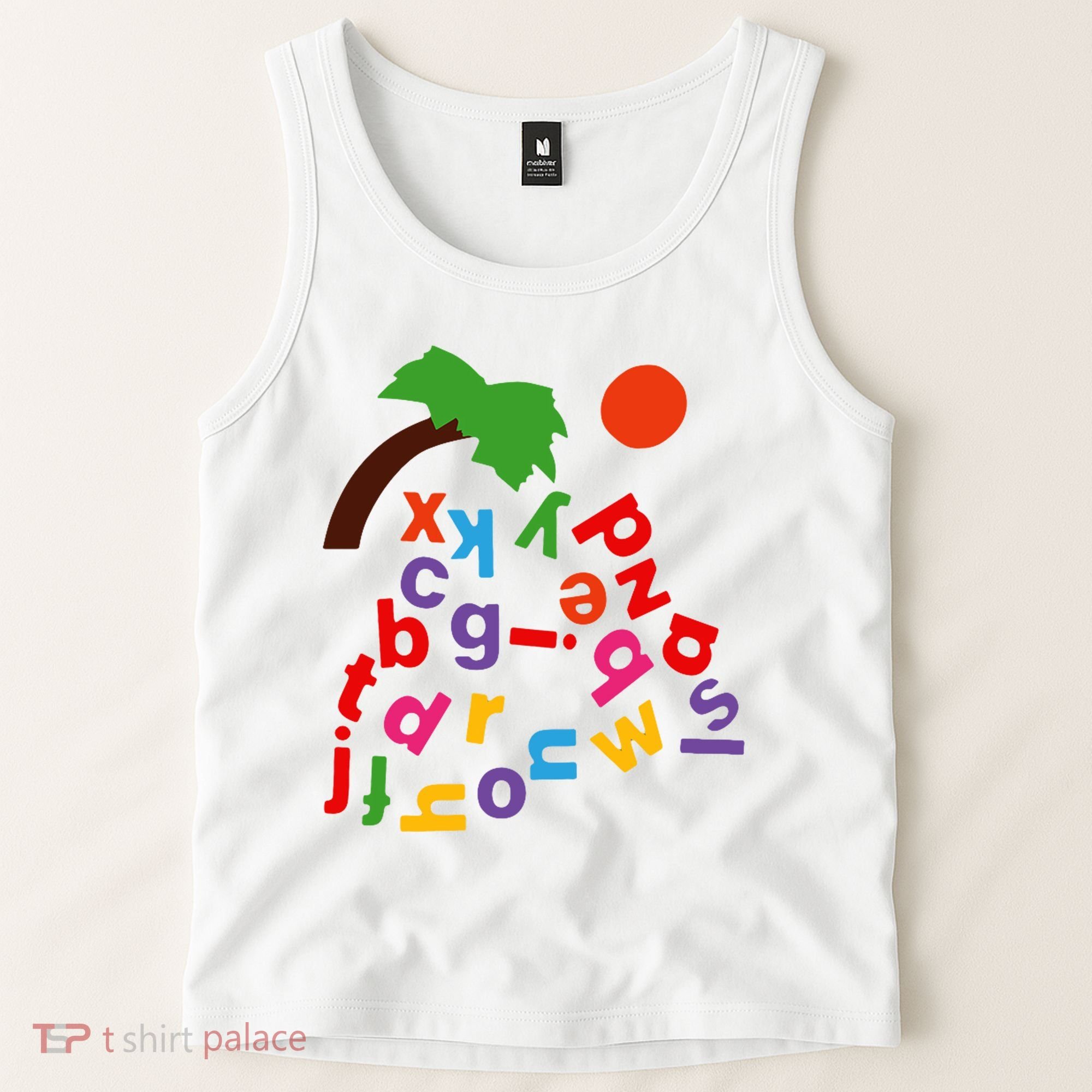 Alphabet Boom Tree Tank Top