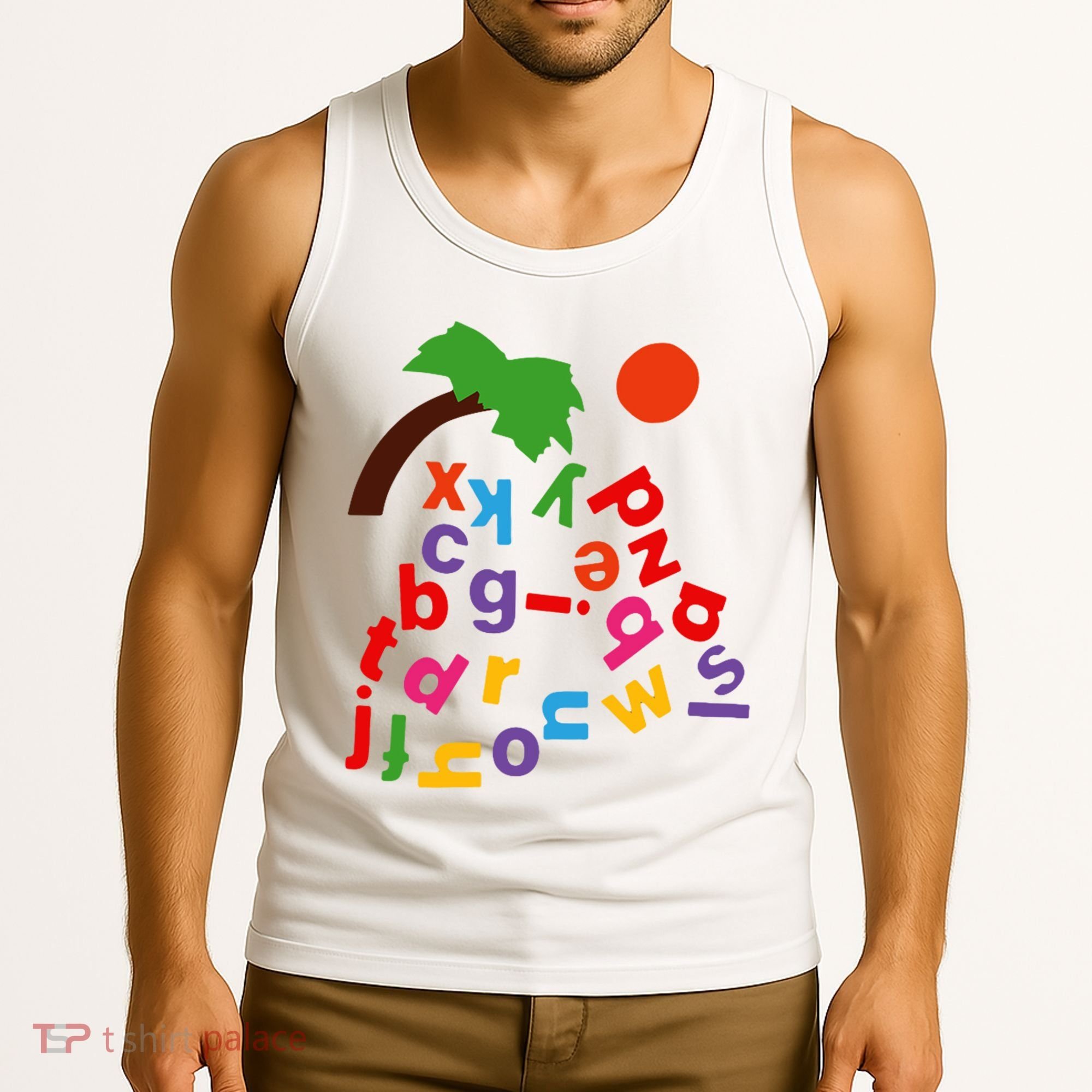 Alphabet Boom Tree Tank Top
