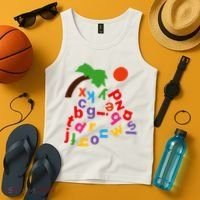 Alphabet Boom Tree Tank Top thumb 4