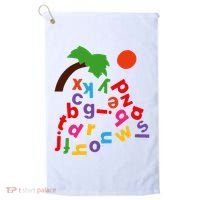 Alphabet Boom Tree Golf Towel thumb 0