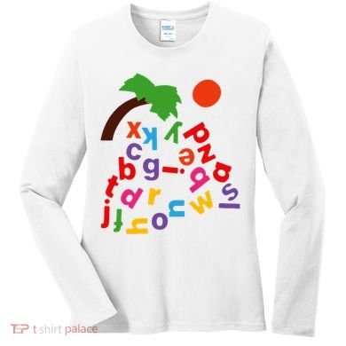 Alphabet Boom Tree Women's Long Sleeve Shirt