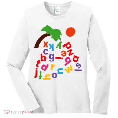 Alphabet Boom Tree Women's Long Sleeve Shirt