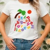 Alphabet Boom Tree Women's T-Shirt thumb 2