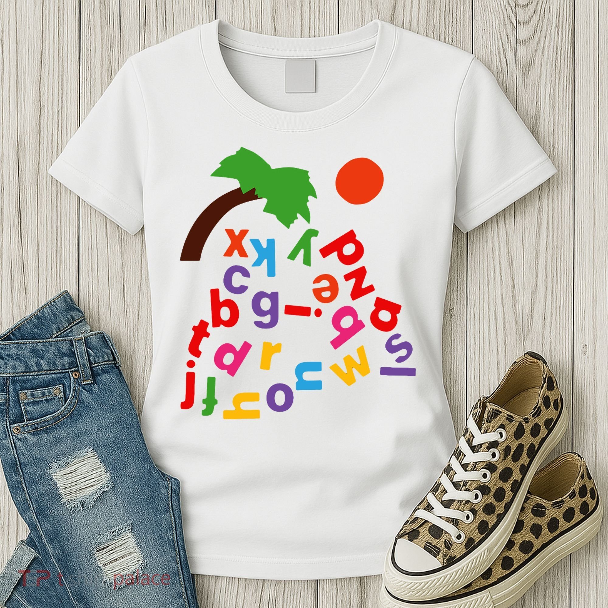 Alphabet Boom Tree Women's T-Shirt