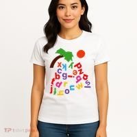 Alphabet Boom Tree Women's T-Shirt thumb 4