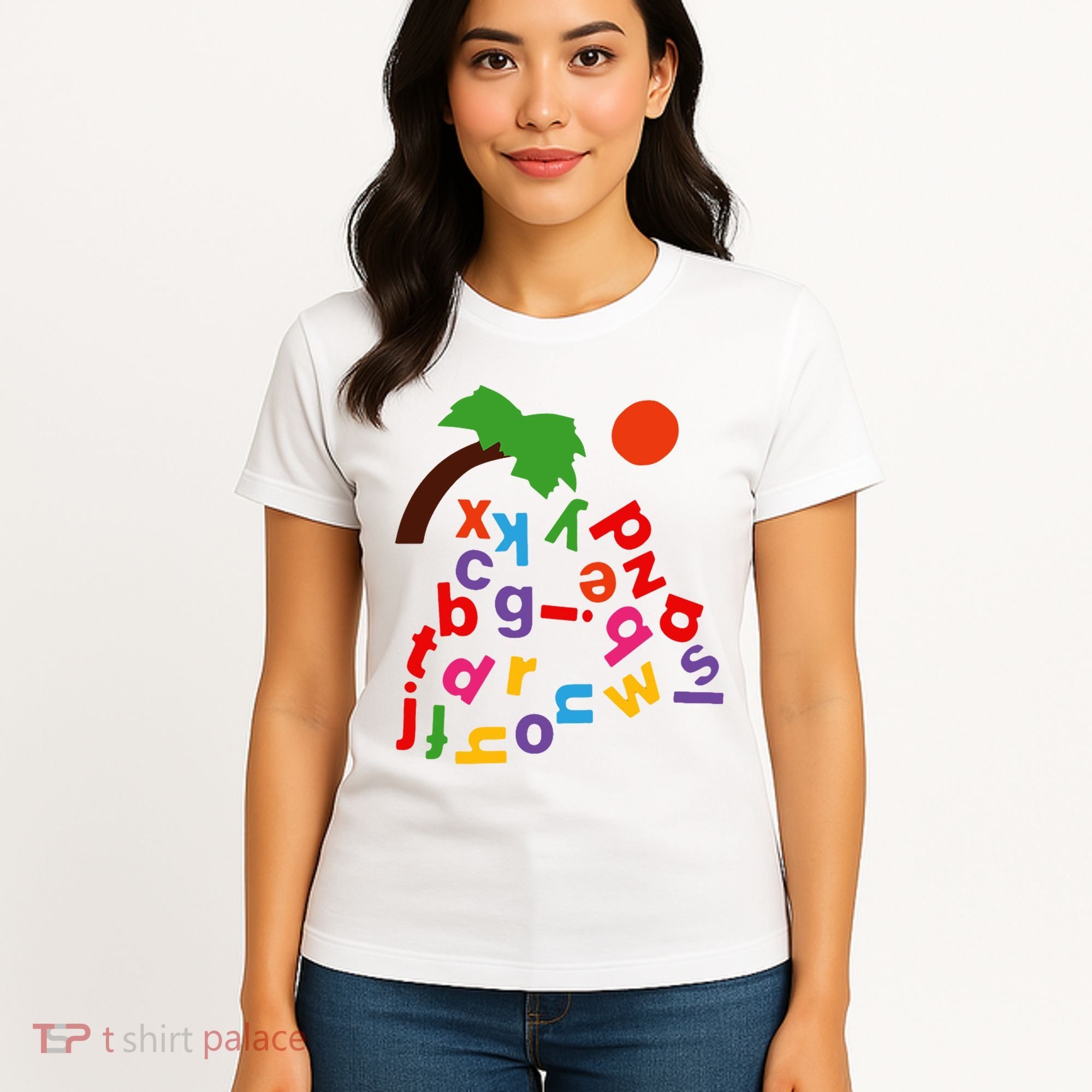 Alphabet Boom Tree Women's T-Shirt