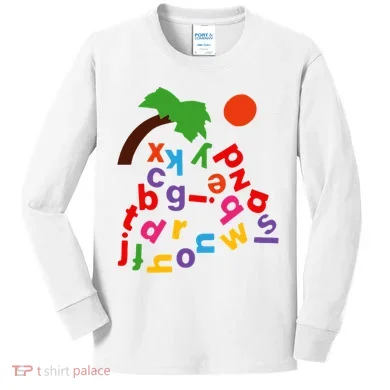 Alphabet Boom Tree Kids Long Sleeve Shirt