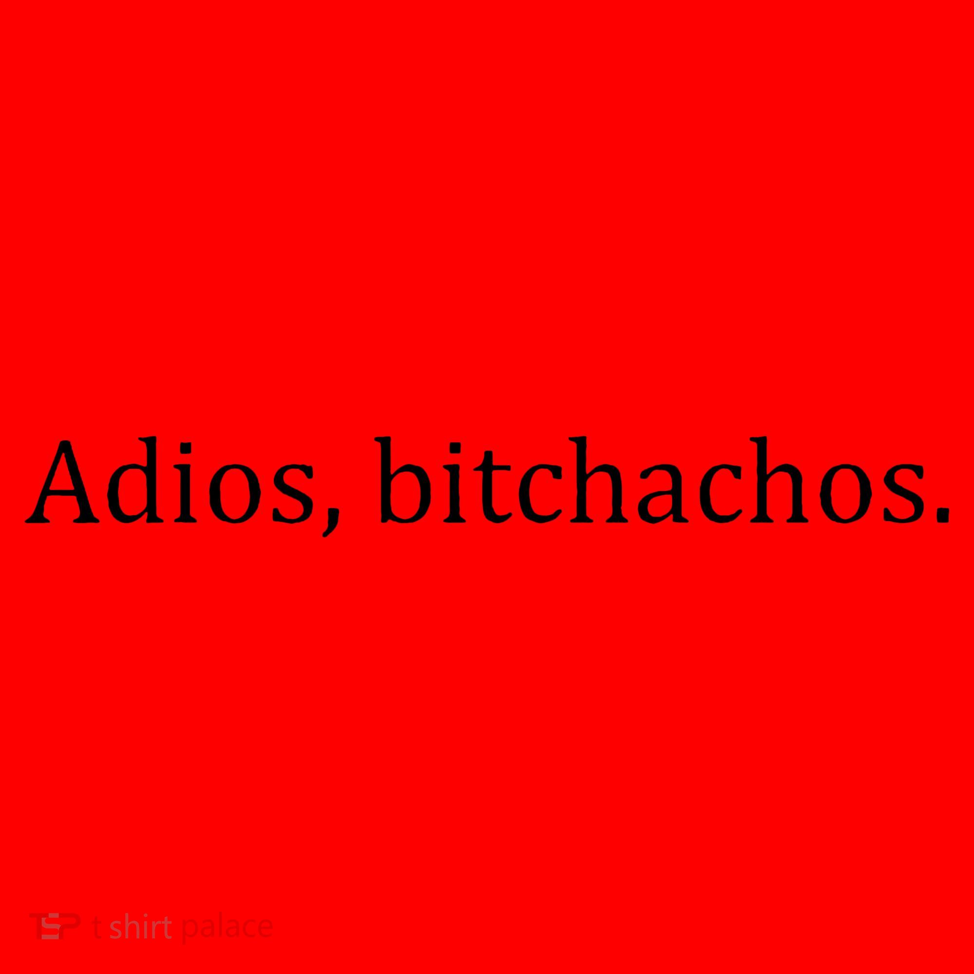 Adios Bitchachos Text Santa Hat