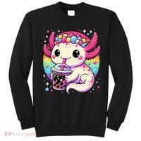 Axolotl Boba Tea Kawaii Neko Japanese Bubble Tea  Sweatshirt thumb 0