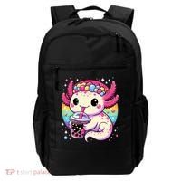 Axolotl Boba Tea Kawaii Neko Japanese Bubble Tea  Backpack thumb 0