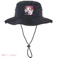 Axolotl Boba Tea Kawaii Neko Japanese Bubble Tea  Bucket Hat thumb 0
