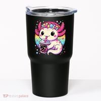 Axolotl Boba Tea Kawaii Neko Japanese Bubble Tea  Tumbler thumb 0