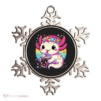 Axolotl Boba Tea Kawaii Neko Japanese Bubble Tea  Ornament