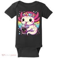 Axolotl Boba Tea Kawaii Neko Japanese Bubble Tea  Baby Bodysuit thumb 0