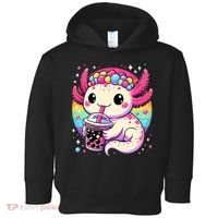 Axolotl Boba Tea Kawaii Neko Japanese Bubble Tea  Toddler Hoodie thumb 0