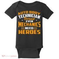 Auto Body Technician Heroes Automotive Car Customizer Baby Bodysuit thumb 0