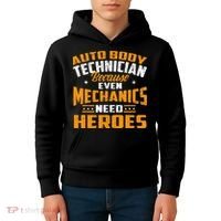 Auto Body Technician Heroes Automotive Car Customizer Kids Hoodie thumb 4