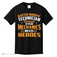 Auto Body Technician Heroes Automotive Car Customizer Kids T-Shirt thumb 0