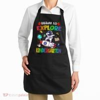 Astronaut Back To School Ready To Explore Kindergarten Apron thumb 2