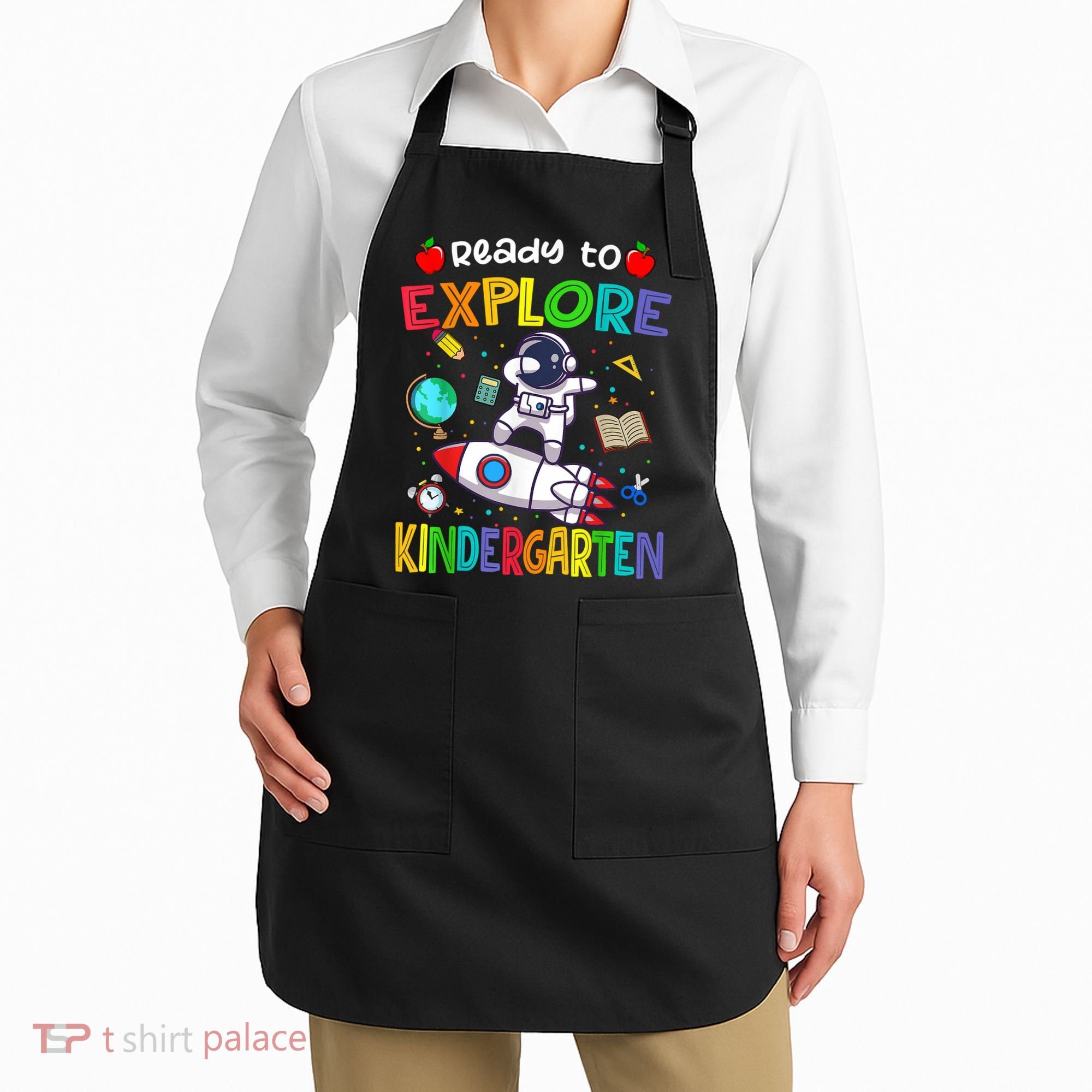 Astronaut Back To School Ready To Explore Kindergarten Apron