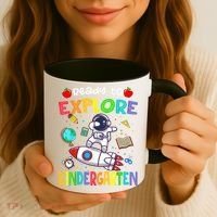 Astronaut Back To School Ready To Explore Kindergarten Coffee Mug thumb 3