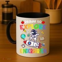 Astronaut Back To School Ready To Explore Kindergarten Coffee Mug thumb 4