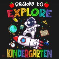 Astronaut Back To School Ready To Explore Kindergarten Polo thumb 3