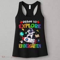 Astronaut Back To School Ready To Explore Kindergarten Women's Tank Top thumb 3