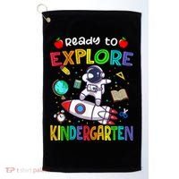 Astronaut Back To School Ready To Explore Kindergarten Golf Towel thumb 0