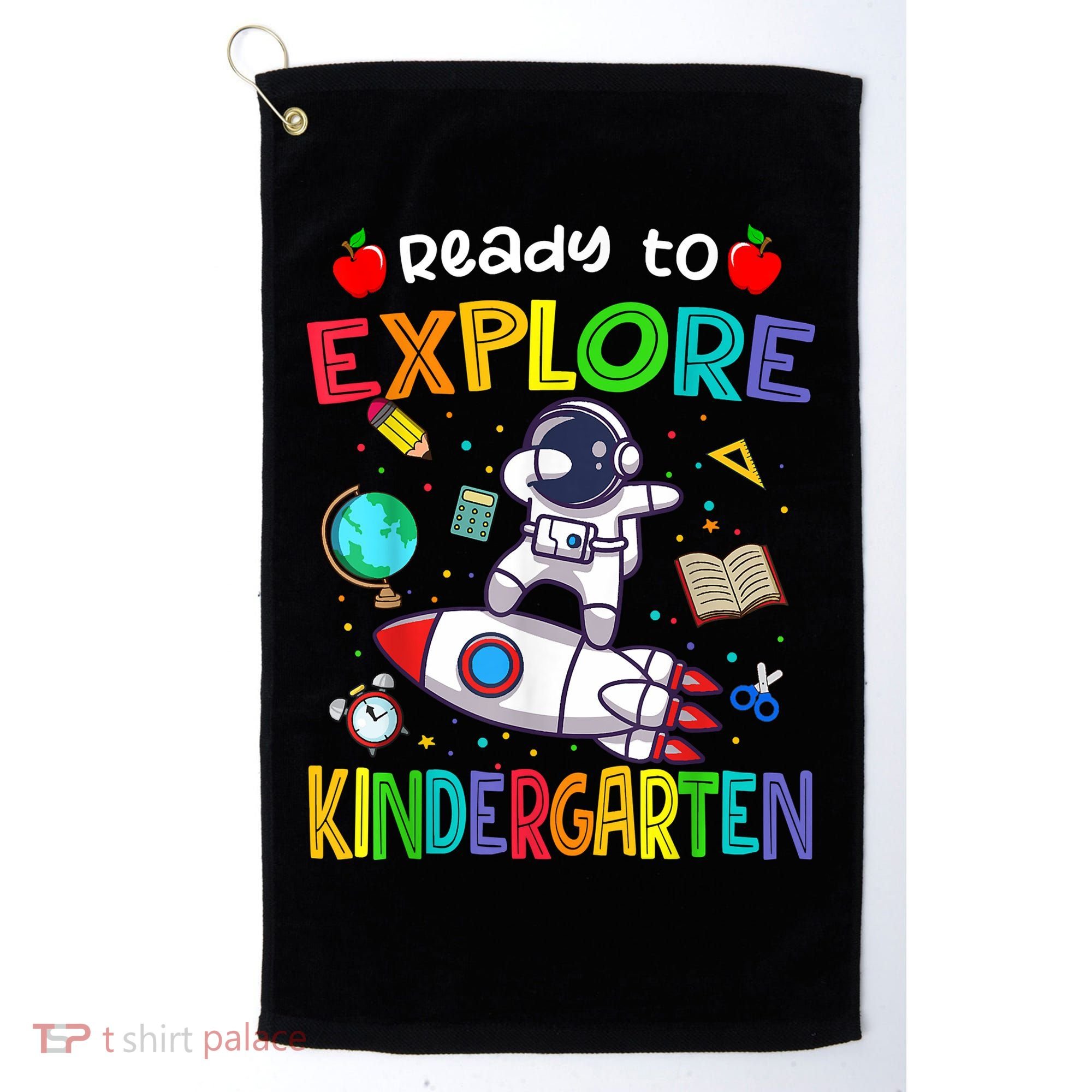 Astronaut Back To School Ready To Explore Kindergarten Golf Towel