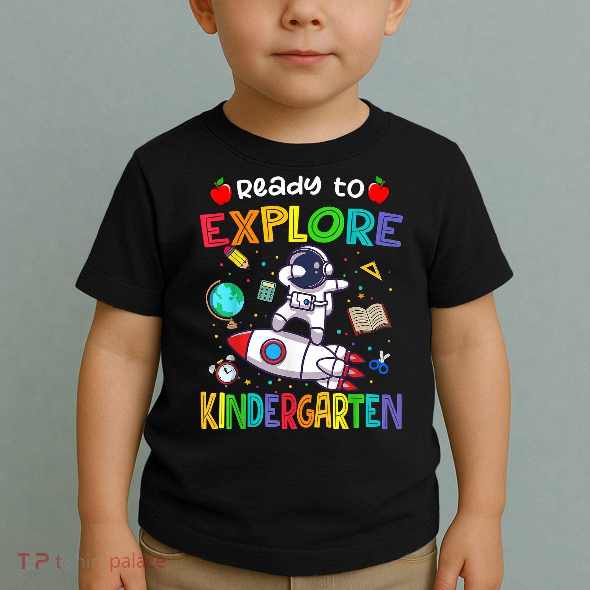 Astronaut Back To School Ready To Explore Kindergarten Toddler T-Shirt