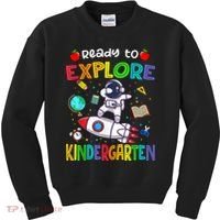 Astronaut Back To School Ready To Explore Kindergarten Kids Sweatshirt thumb 0