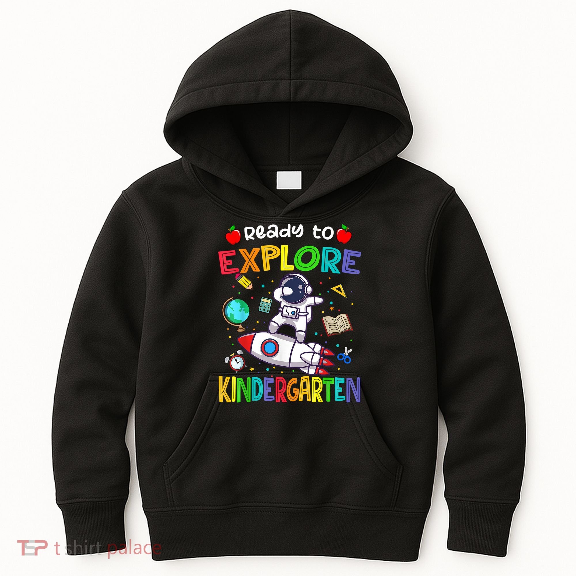 Astronaut Back To School Ready To Explore Kindergarten Kids Hoodie