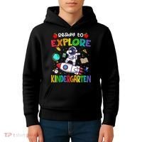 Astronaut Back To School Ready To Explore Kindergarten Kids Hoodie thumb 4