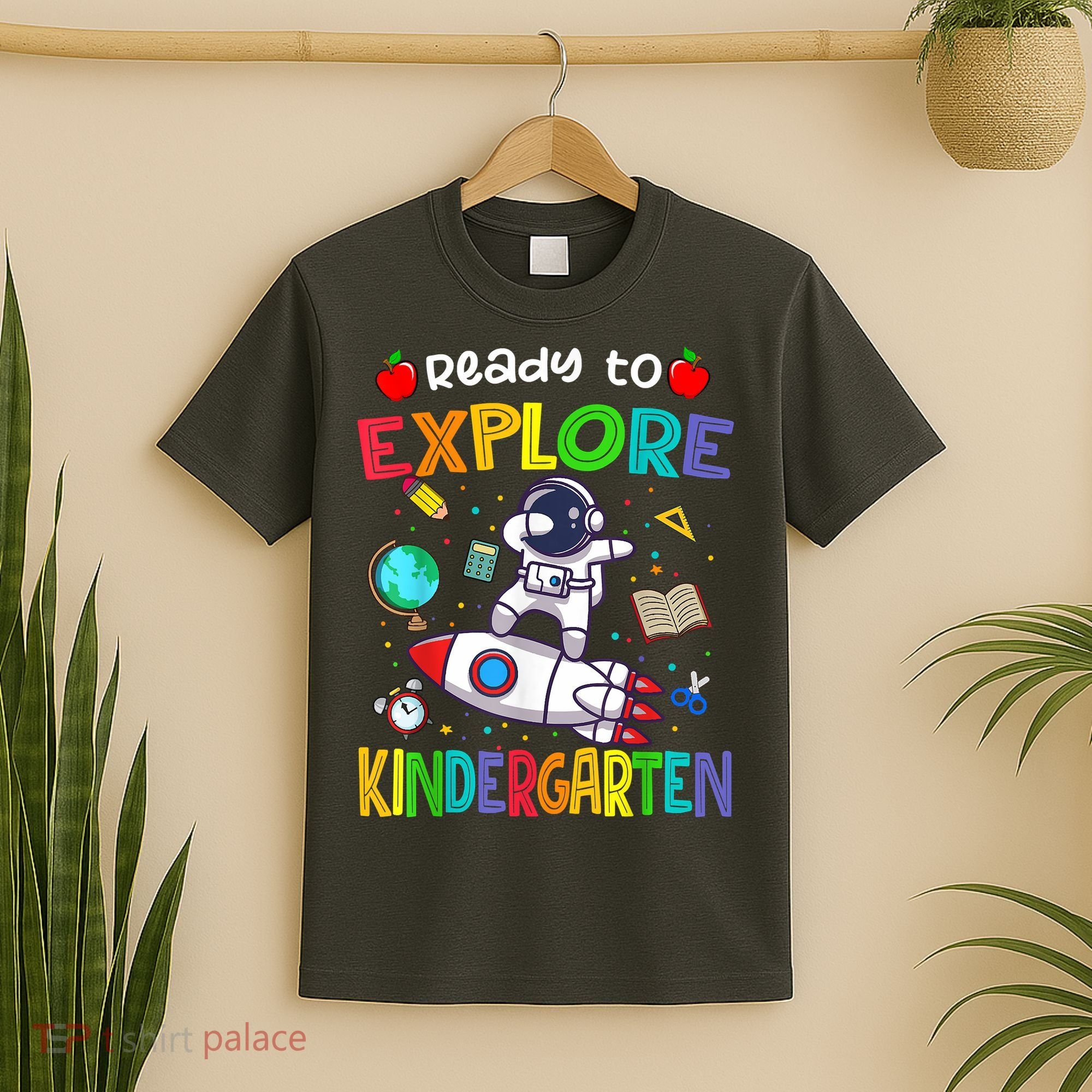 Astronaut Back To School Ready To Explore Kindergarten T-Shirt