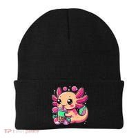 Axolotl Boba Tea Kawaii Neko Japanese Bubble Tea Beanie thumb 0