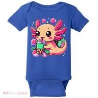 Axolotl Boba Tea Kawaii Neko Japanese Bubble Tea Baby Bodysuit thumb 0