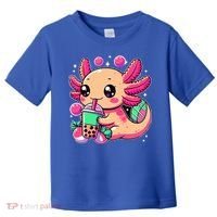 Axolotl Boba Tea Kawaii Neko Japanese Bubble Tea Toddler T-Shirt thumb 0