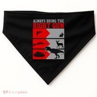 Always Bring The Right Funny USA-Made Doggie Bandana thumb 0
