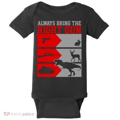 Always Bring The Right Funny Baby Bodysuit