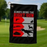 Always Bring The Right Funny Golf Towel thumb 1