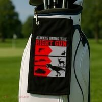 Always Bring The Right Funny Golf Towel thumb 2