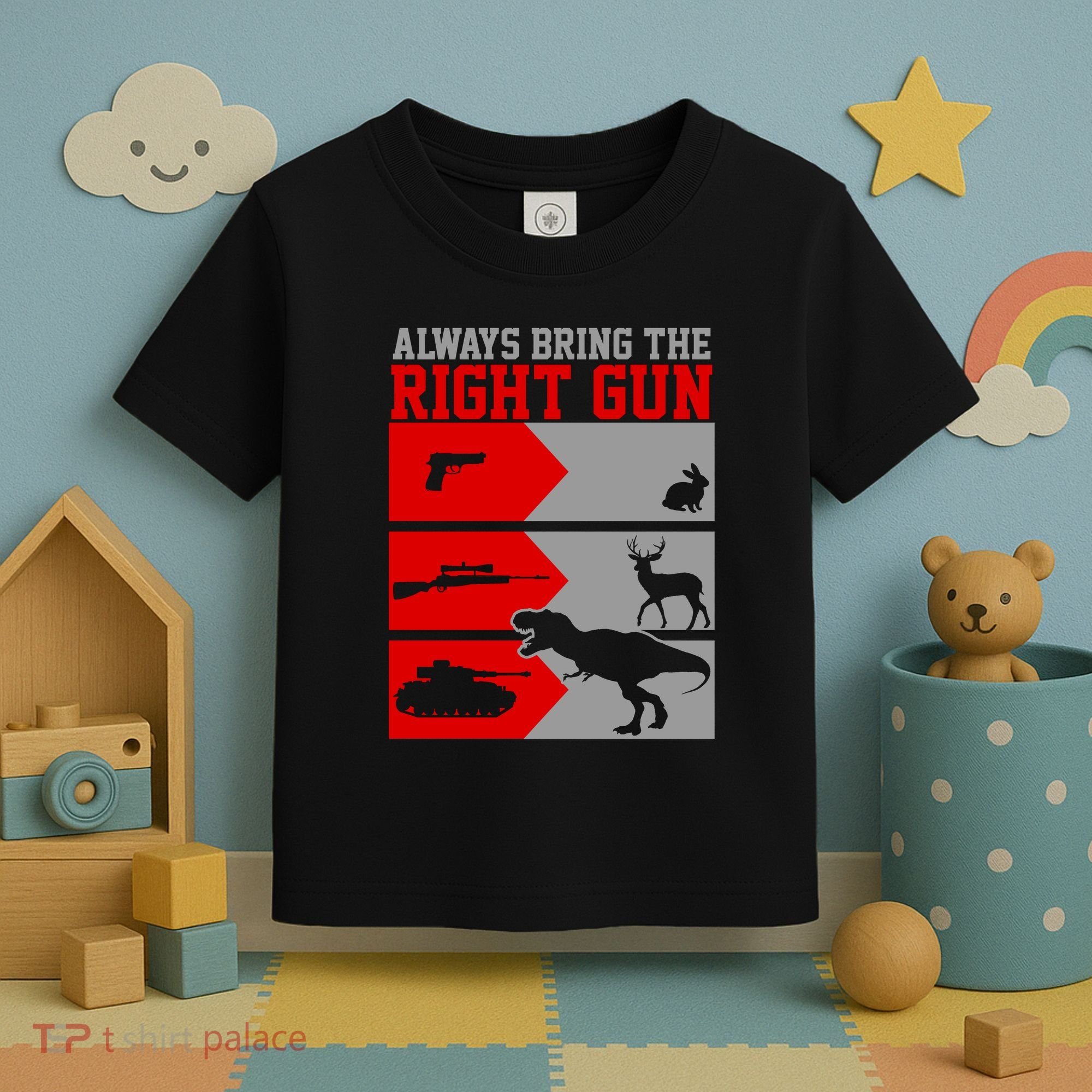 Always Bring The Right Funny Toddler T-Shirt