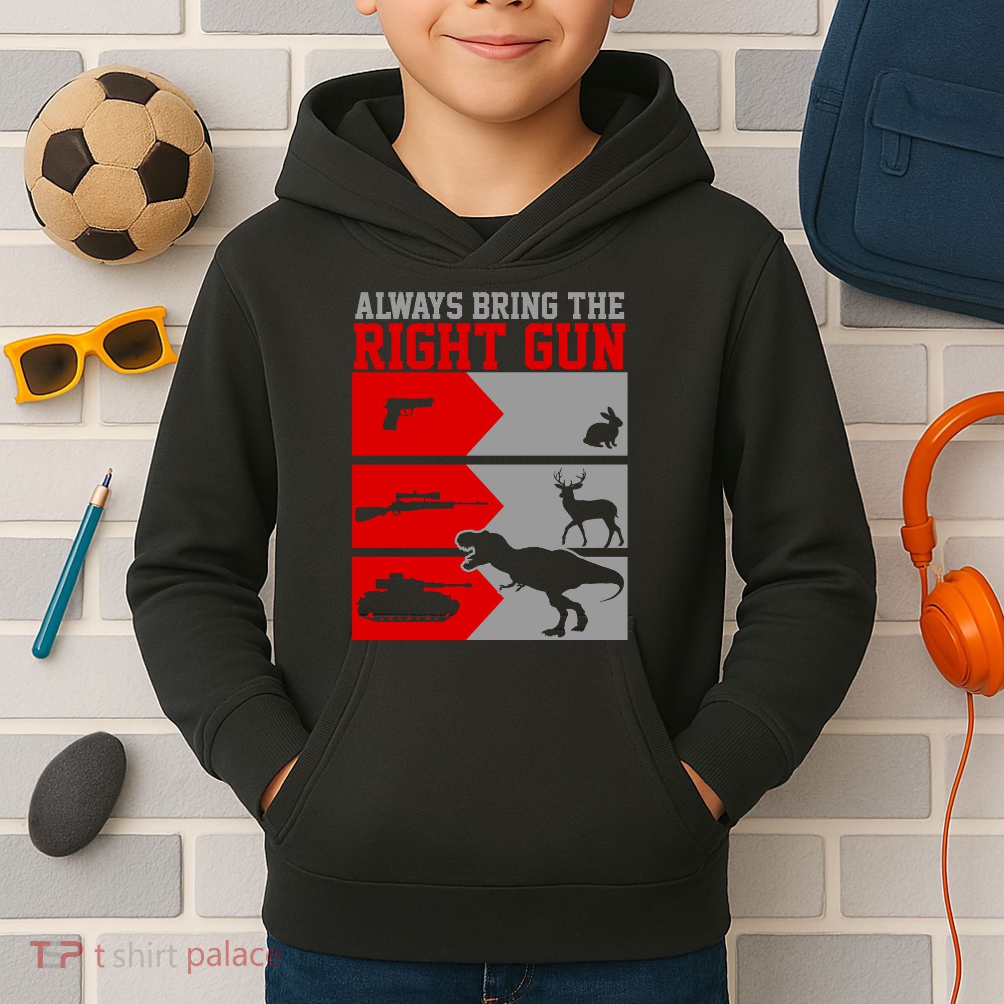 Always Bring The Right Funny Kids Hoodie