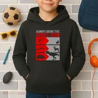 Always Bring The Right Funny Kids Hoodie thumb 2