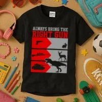 Always Bring The Right Funny Kids T-Shirt thumb 3